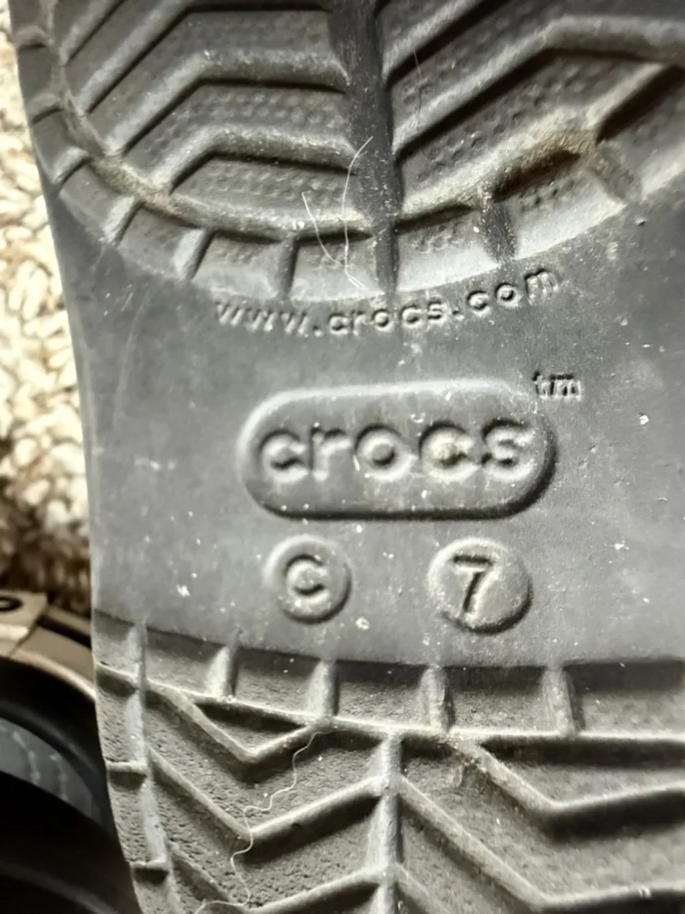 CROCS Kids Black Clogs with Playful Charms
